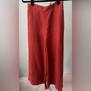 Rachel Comey Rust Orange Wide-Leg Pants